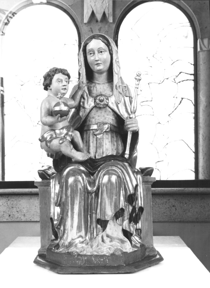 Madonna del Preval, Madonna con bambino (statua) - ambito Italia nord-orientale (fine/inizio secc. XV/ XVI)