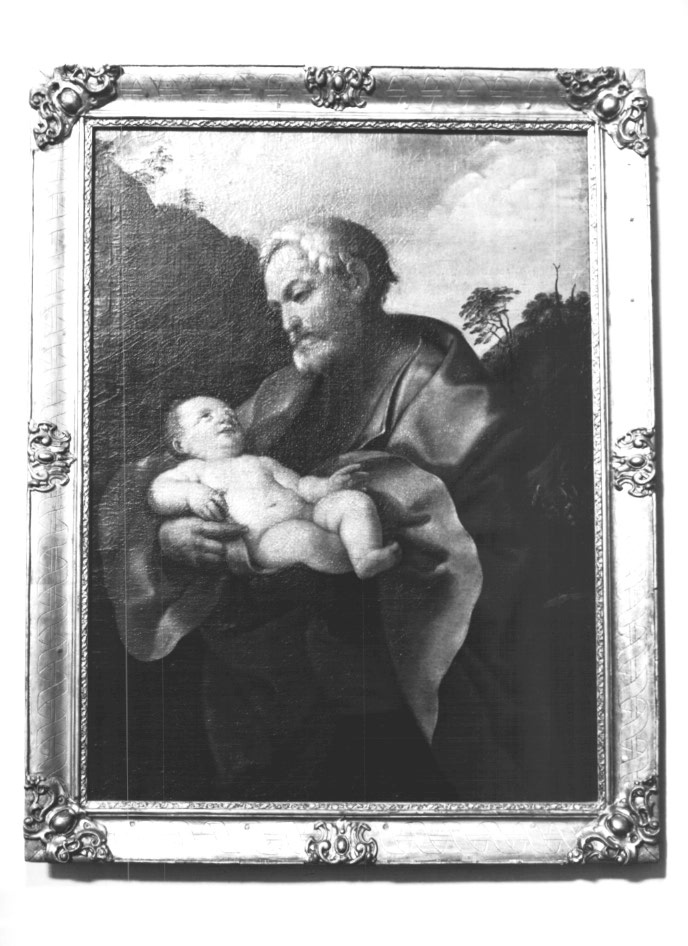 San Giuseppe e Gesù Bambino (dipinto) - ambito Italia nord-orientale (sec. XVIII)