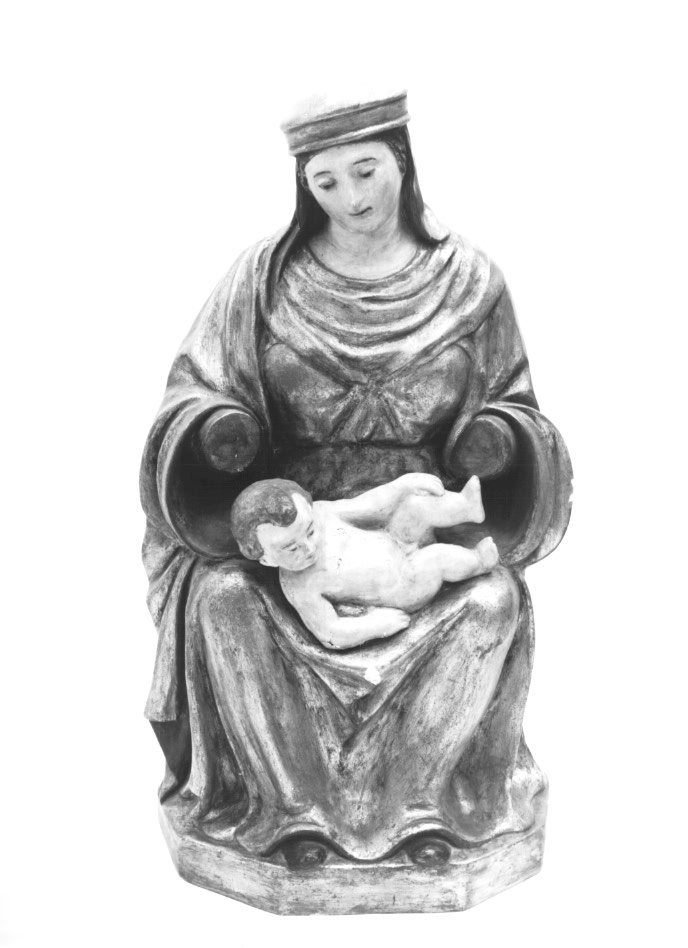 Madonna con bambino (scultura) - ambito Italia nord-orientale (sec. XVI)