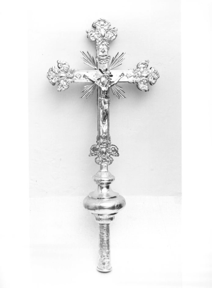 croce processionale - ambito Italia nord-orientale (sec. XVIII)