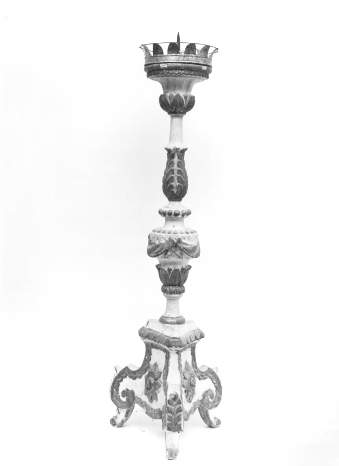 candeliere - ambito Italia nord-orientale (secc. XVII/ XVIII)