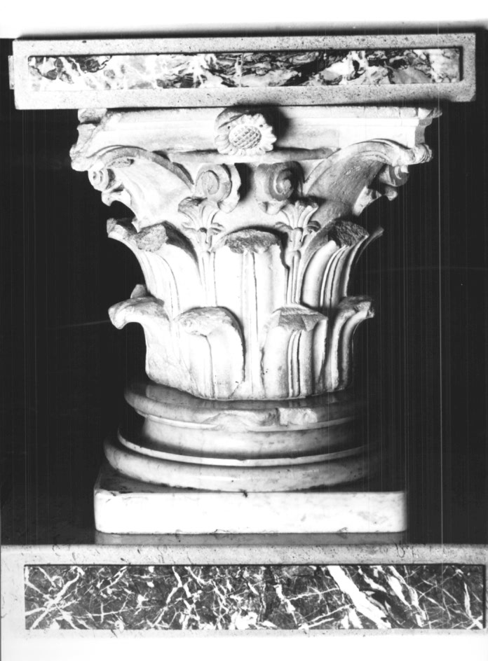 capitello corinzio - ambito Italia nord-orientale (terzo quarto sec. XVIII)