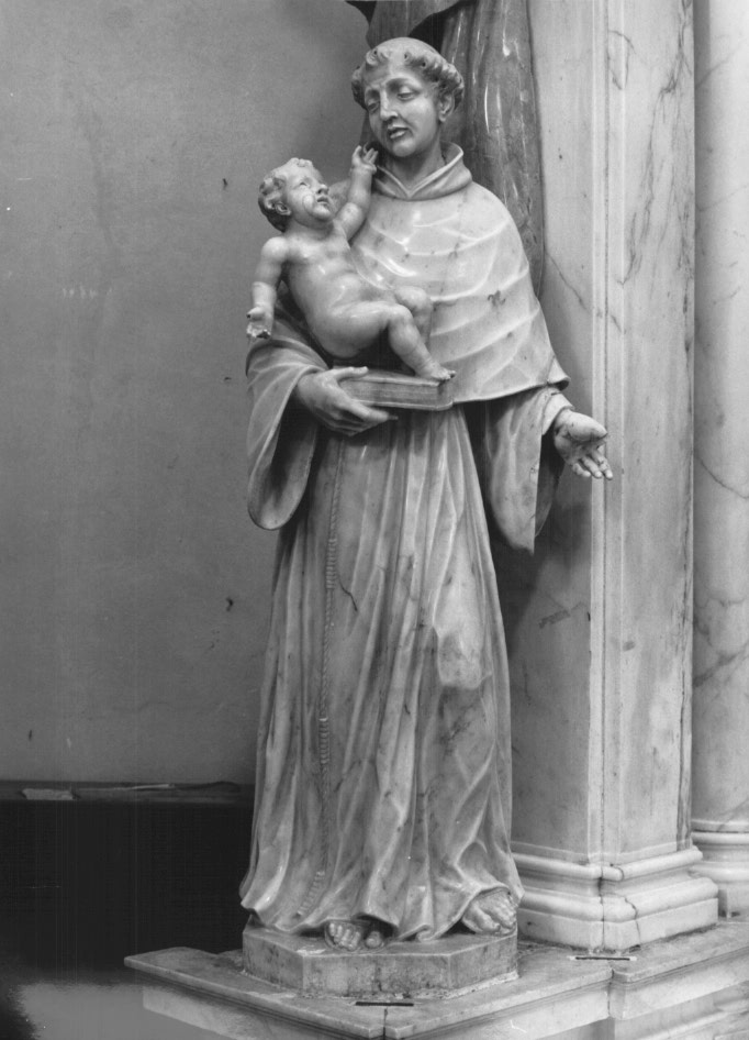 Sant'Antonio (statua) - ambito Italia nord-orientale (seconda metà sec. XVIII)