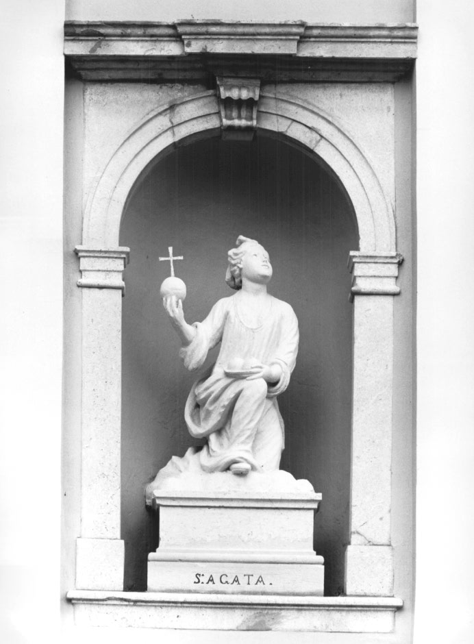 Sant'Agata (statua) - ambito Italia nord-orientale (sec. XIX)