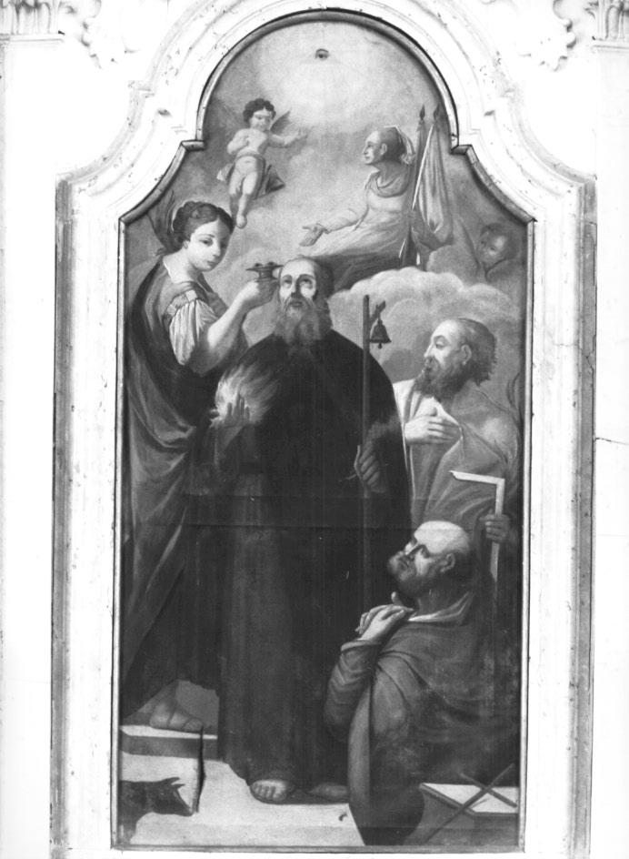 Sant'Antonio abate e Santi (dipinto) - ambito Italia nord-orientale (prima metà sec. XIX)