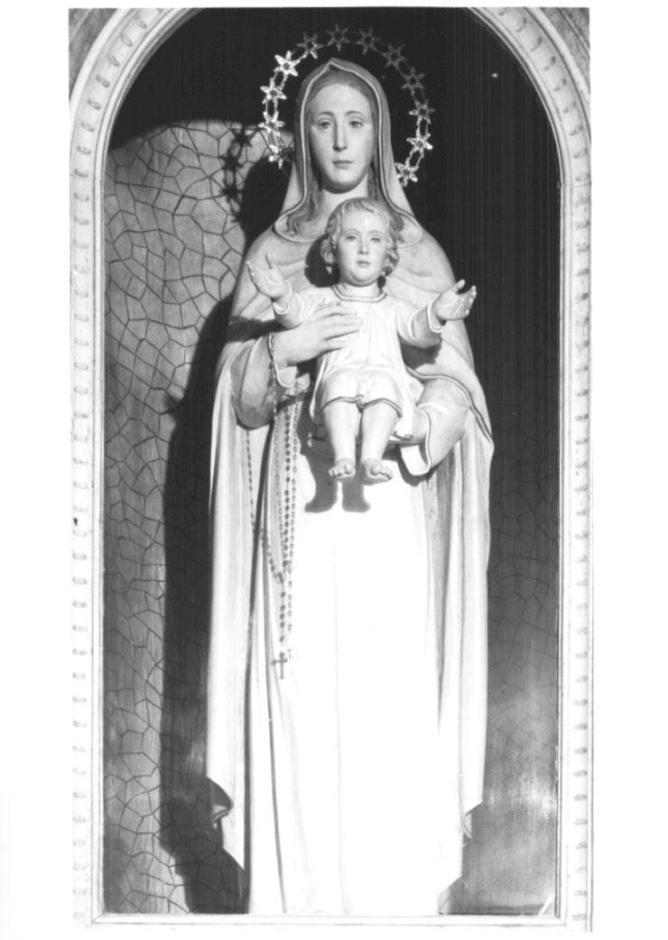 Madonna del Rosario (scultura) - ambito Italia nord-orientale (prima metà sec. XX)