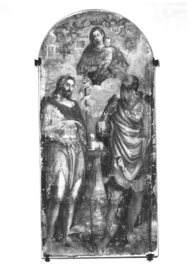 Madonna con Bambino in Gloria e santi (pala) - ambito Italia nord-orientale (prima metà sec. XVII)