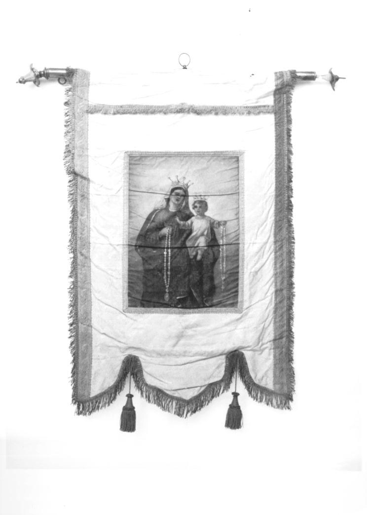 Madonna del Rosario (stendardo processionale) - ambito Italia nord-orientale (sec. XIX)