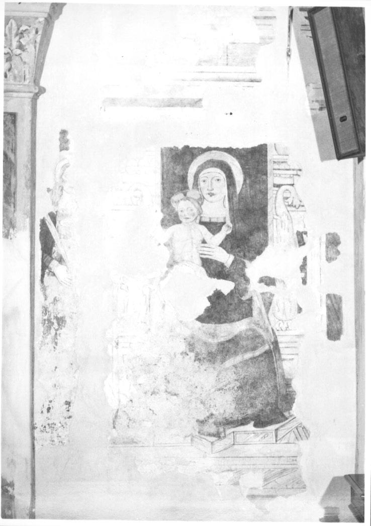 Madonna con Bambino e Santa (dipinto) - ambito Italia nord-orientale (prima metà sec. XVI)