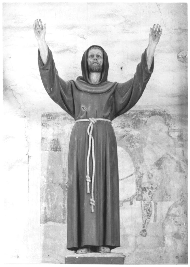 San Francesco d'Assisi (statua) - ambito Italia nord-orientale (prima metà sec. XX)