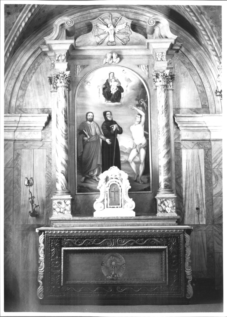 altare maggiore - ambito Italia nord-orientale (sec. XIX)