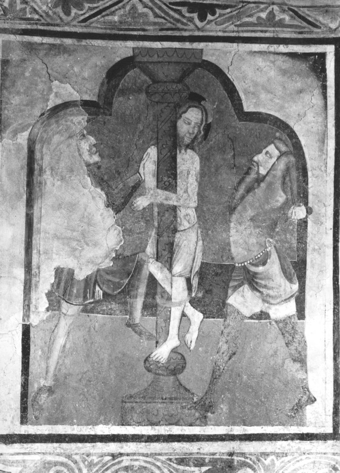 Flagellazione di Cristo (dipinto) - ambito Italia nord-orientale (fine/inizio secc. XIV/ XV)