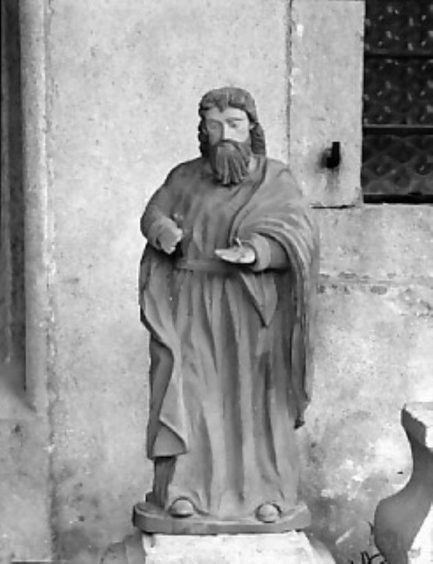 santo (statua) - ambito Italia nord-orientale (secc. XVII/ XVIII)