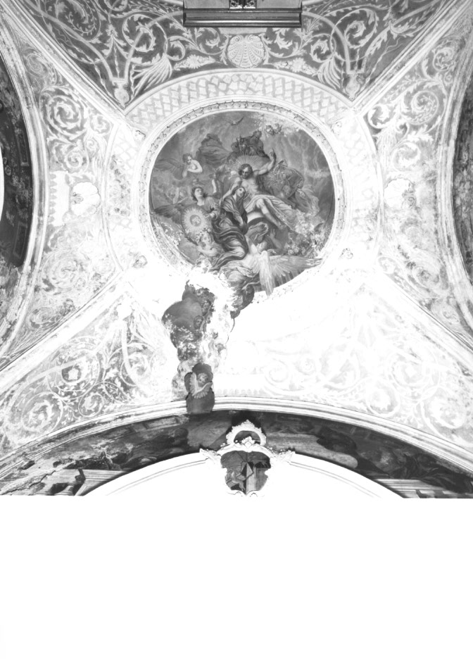 Assunzione e incoronazione della Madonna (dipinto) di Quaglio Giulio (cerchia) (prima metà sec. XVIII)