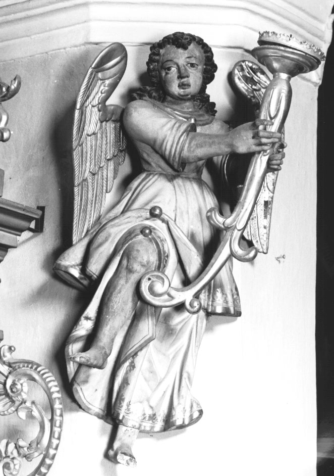 Angelo portacandelabro (statua) - ambito friulano (sec. XVIII)