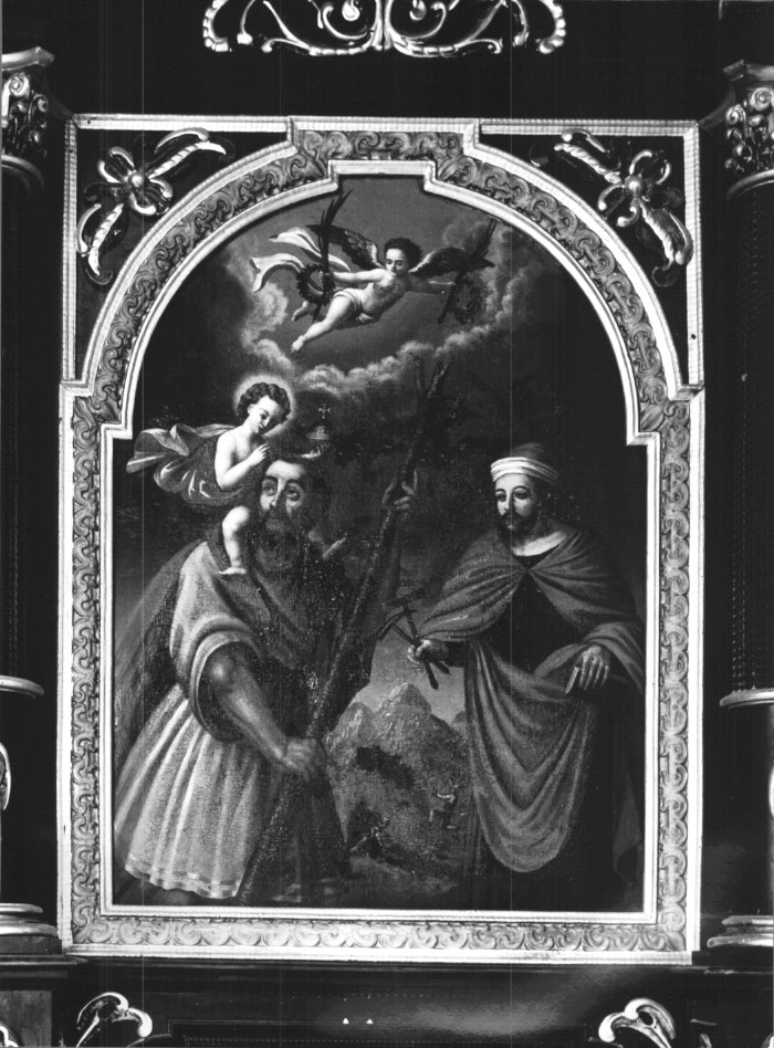San Cristoforo e Sant'Egidio (?) (dipinto) - ambito friulano (sec. XVII)