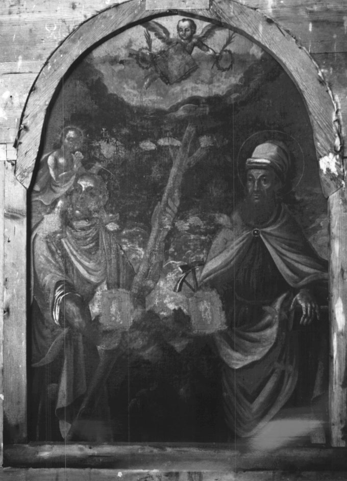 San Cristoforo e Sant'Egidio (?) (dipinto) - ambito friulano (sec. XVII)