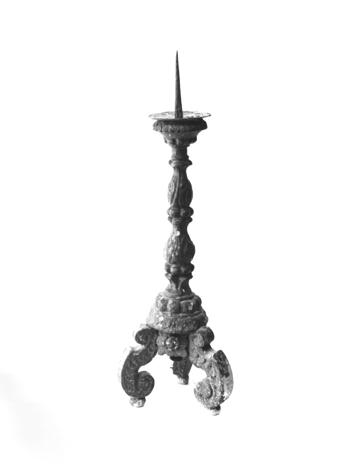 candeliere d'altare - ambito Italia nord-orientale (sec. XVIII)