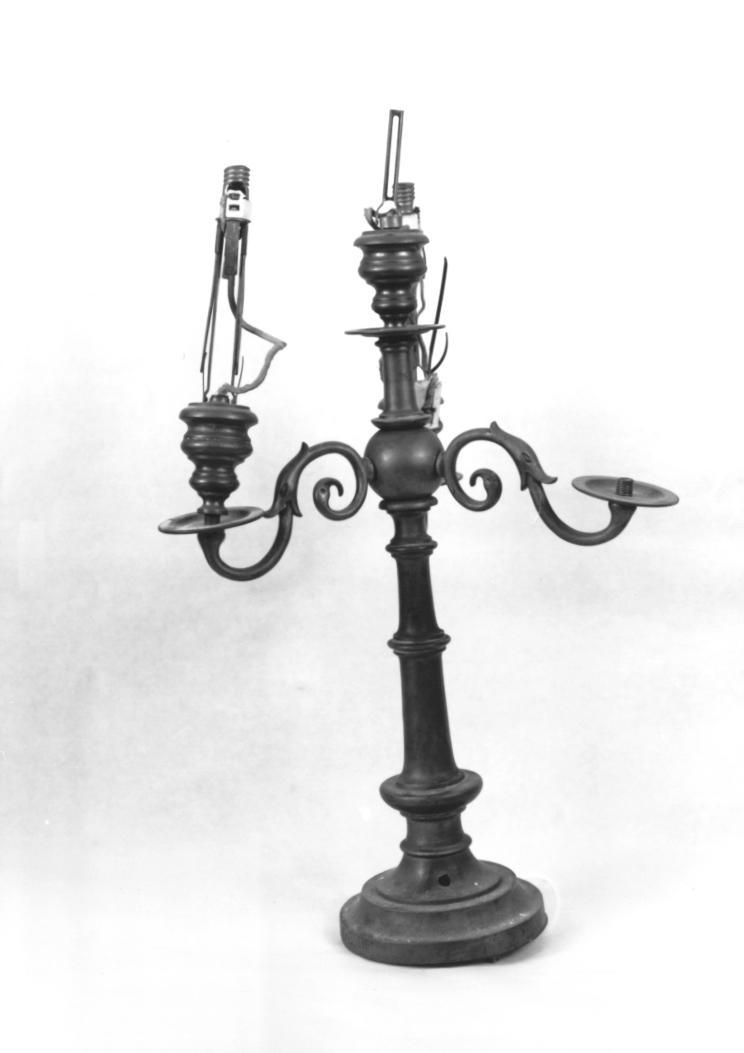 candelabro, serie - ambito europeo (seconda metà sec. XIX)