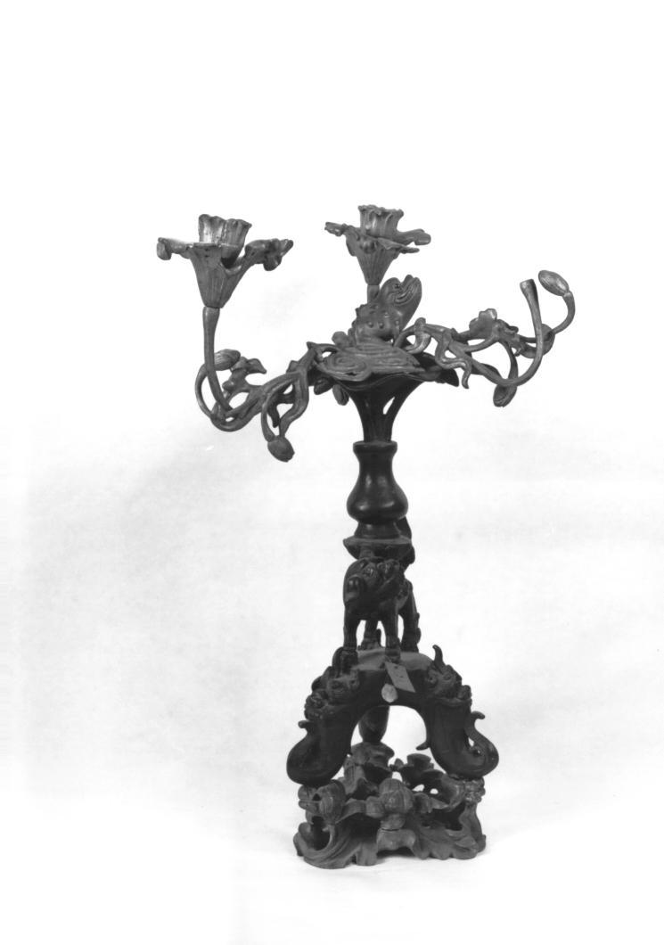 candelabro - ambito europeo (seconda metà sec. XIX)