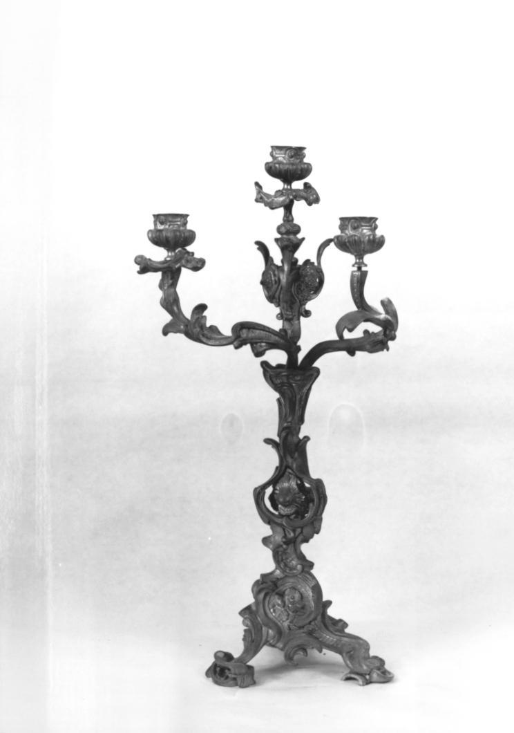 candelabro - ambito europeo (seconda metà sec. XIX)