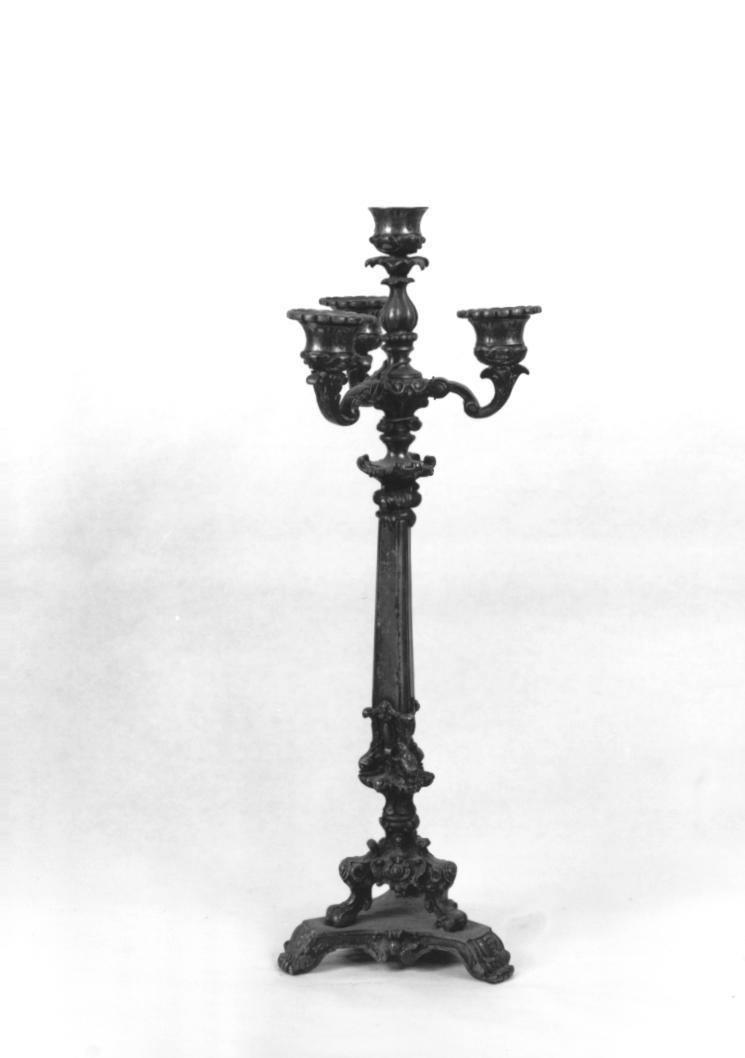 candelabro - ambito europeo (prima metà sec. XIX)