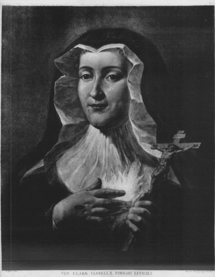 Beata Clara Isabella Fornari (stampa) di Pitteri Marco Alvise, Mens Giovanni (sec. XVIII)