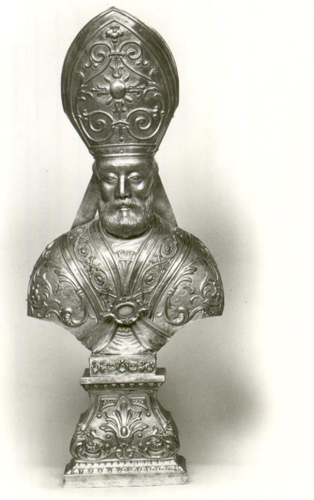 Santo vescovo (busto) - ambito veneto (fine sec. XVIII)