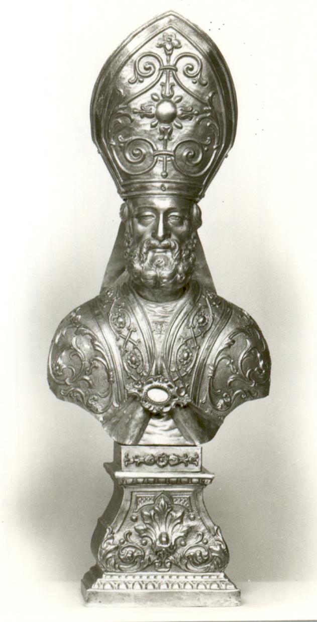 Santo vescovo (busto) - ambito veneto (fine sec. XVIII)