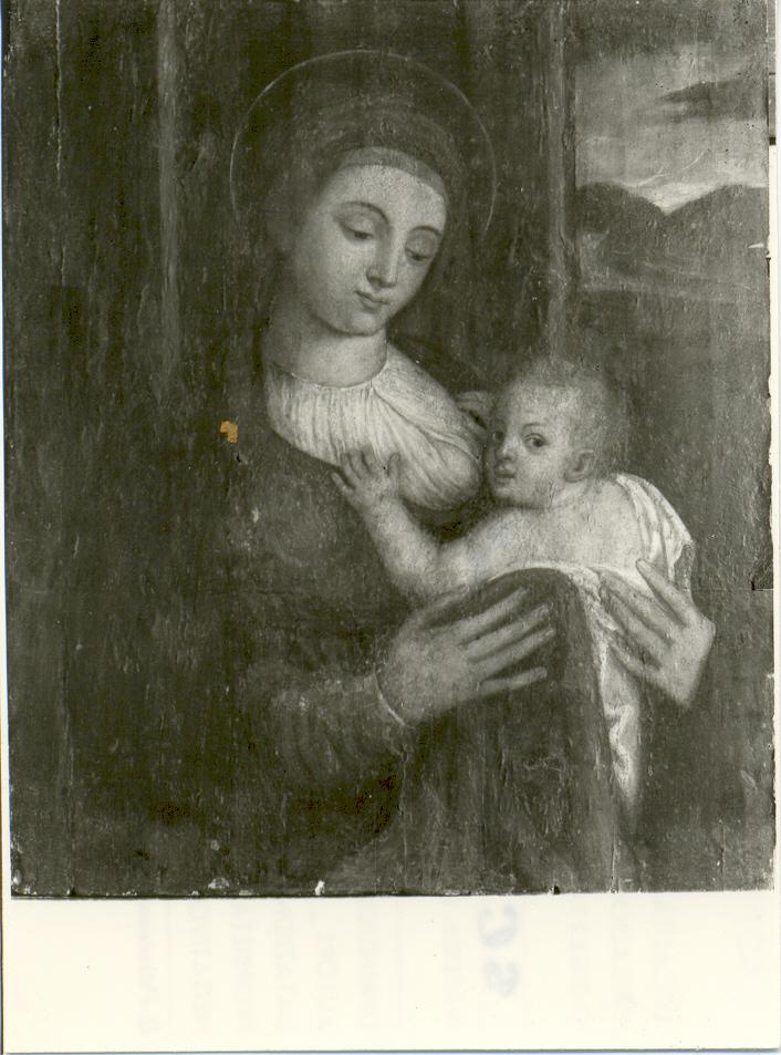 Madonna con Bambino (dipinto) - ambito veneto-friulano (sec. XVI)