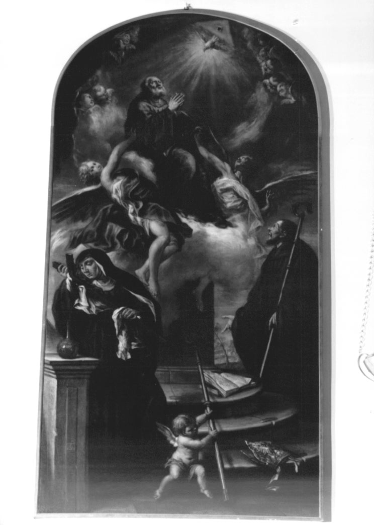 Gloria di San Brunone e santi (dipinto) - ambito friulano (sec. XVIII)