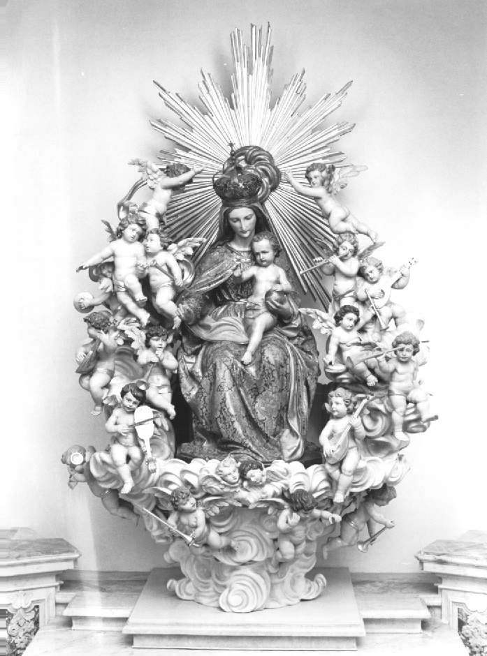 Madonna della neve (gruppo scultoreo) - ambito Italia nord-orientale (sec. XIX)