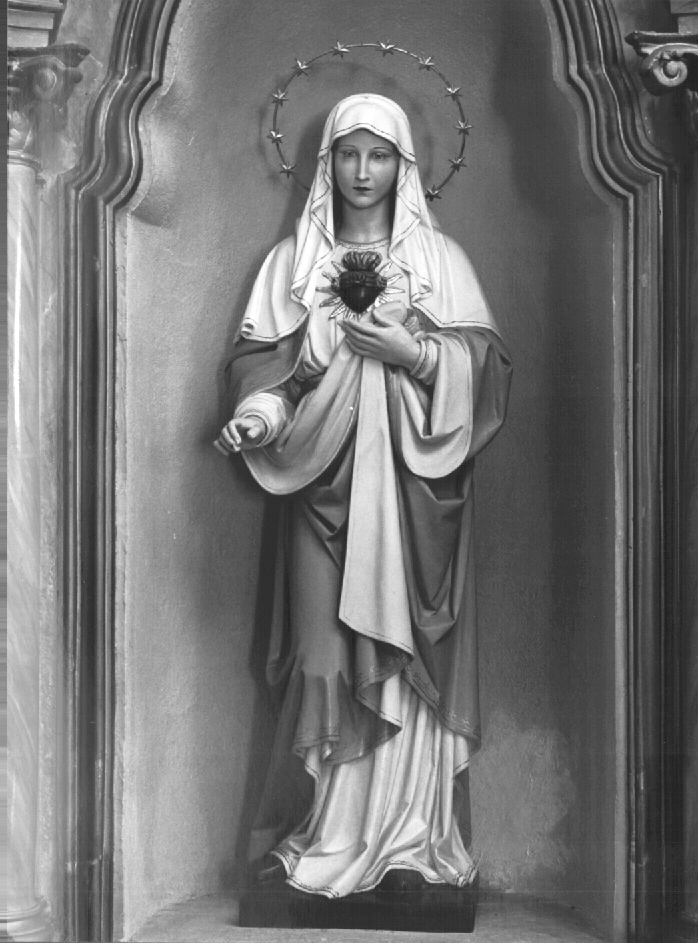 Sacro Cuore di Maria (statua) - ambito Italia nord-orientale (prima metà sec. XX)