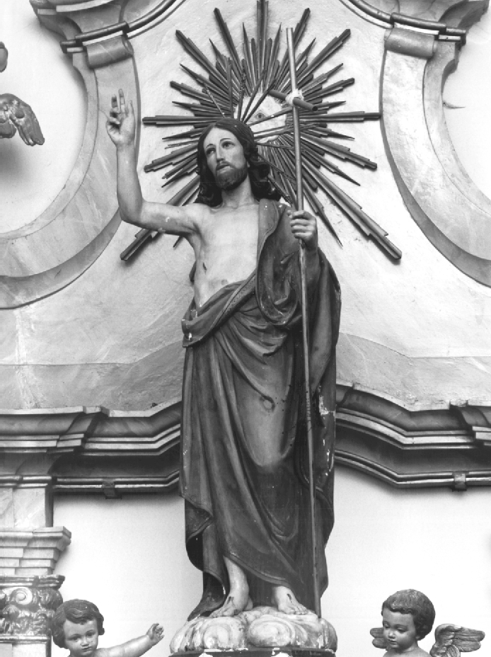 Cristo Redentore (statua) di Perathoner Ferdinand (e aiuti) (prima metà sec. XX)
