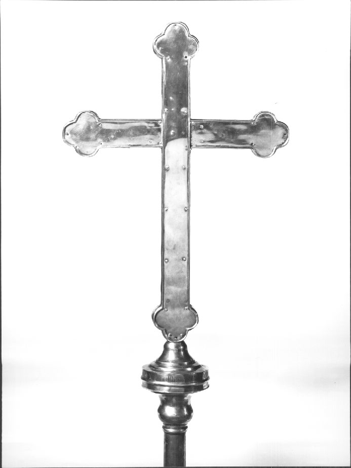 croce processionale - ambito Italia nord-orientale (prima metà sec. XIX)