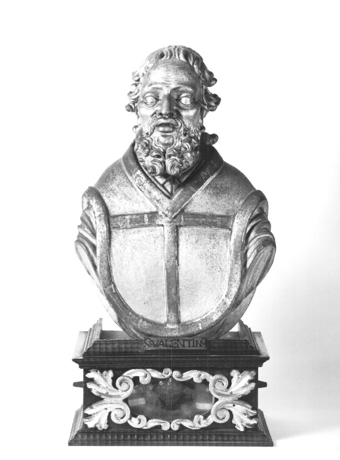 San Valentino (reliquiario - a busto) - ambito Italia nord-orientale (sec. XIX)