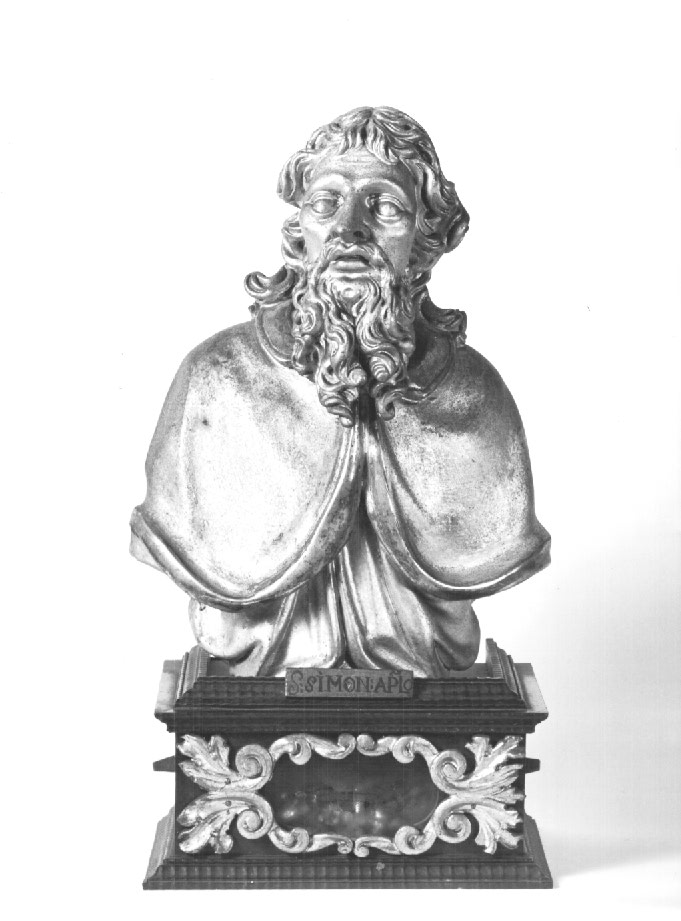 San Simone apostolo (reliquiario - a busto) - ambito Italia nord-orientale (sec. XIX)