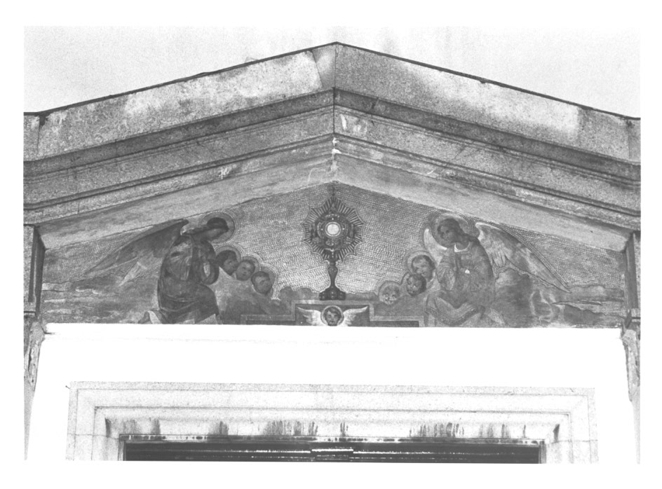 Adorazione dell'eucarestia (dipinto) - ambito Italia nord-orientale (sec. XIX)