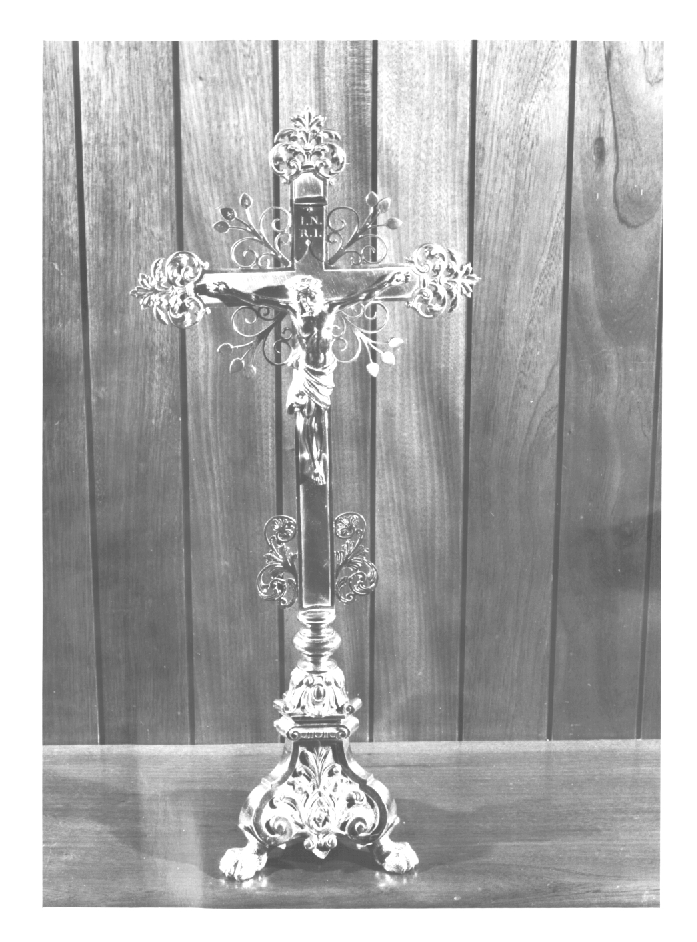 croce d'altare - ambito Italia nord-orientale (secondo quarto sec. XIX)