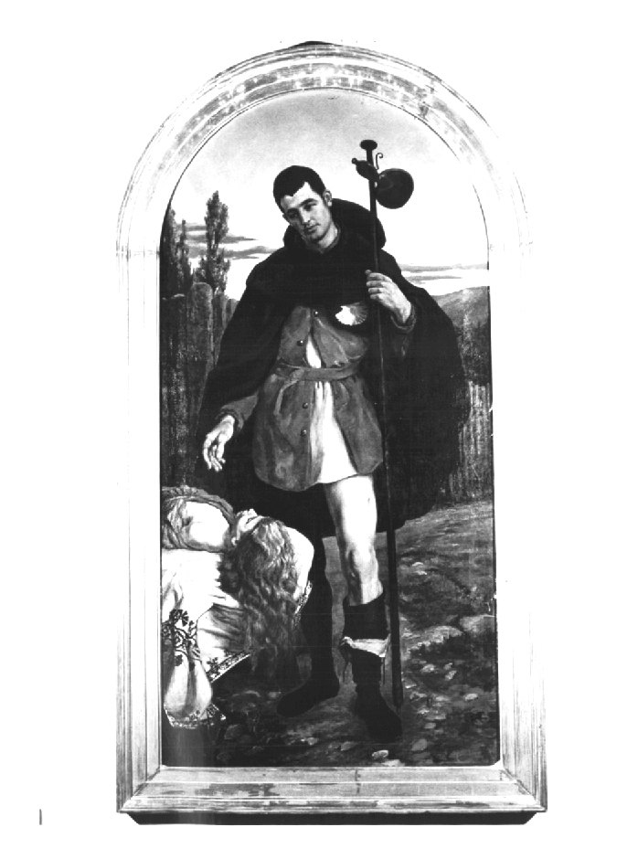 San Rocco guarisce gli appestati (dipinto) - ambito Italia nord-orientale (primo quarto sec. XX)