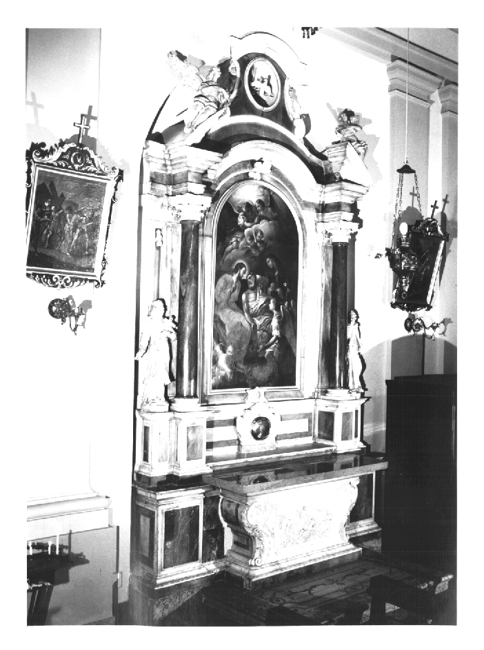 altare - a edicola - ambito Italia nord-orientale (secc. XVIII/ XIX, sec. XIX)