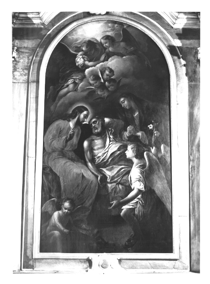 Morte di San Giuseppe (dipinto) - ambito Italia nord-orientale (prima metà sec. XIX)