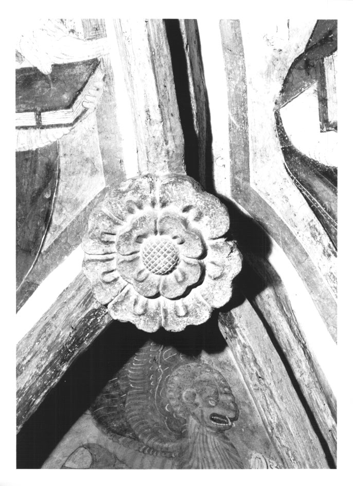Motivo decorativo a rosetta (decorazione plastica) - ambito Italia nord-orientale (secc. XV/ XVI)