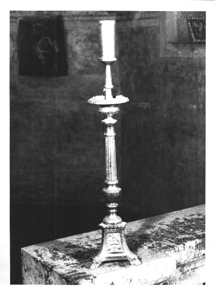 candelabro - ambito Italia nord-orientale (secc. XVIII/ XIX)