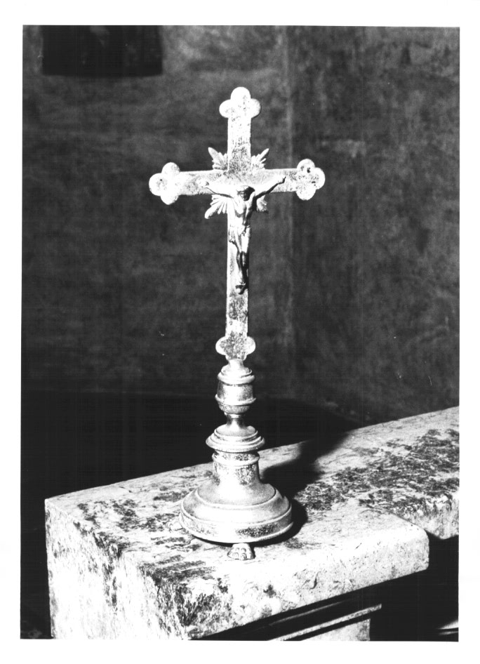 croce d'altare - ambito Italia nord-orientale (fine/inizio secc. XVIII/ XIX)