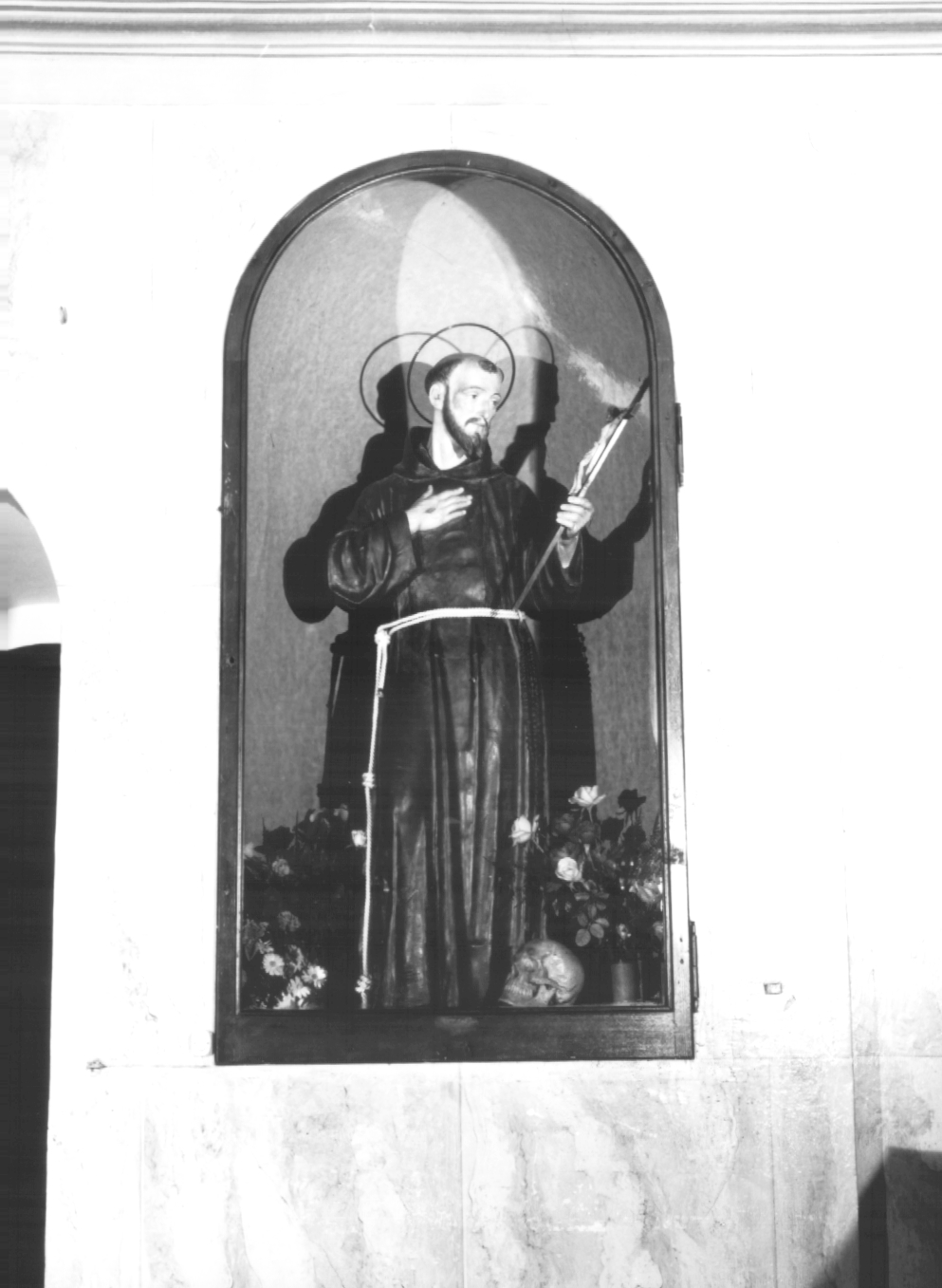 San Francesco d'Assisi (statua) - ambito Italia nord-orientale (sec. XIX)
