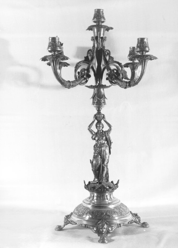 candelabro - ambito Italia nord-orientale (prima metà sec. XIX)