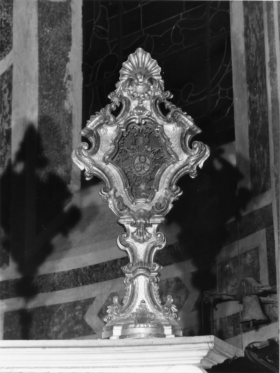 Agnus Dei/ Cristo Salvatore/ Santo vescovo/ Madonna (reliquiario, serie) - bottega ligure (prima metà sec. XVIII)