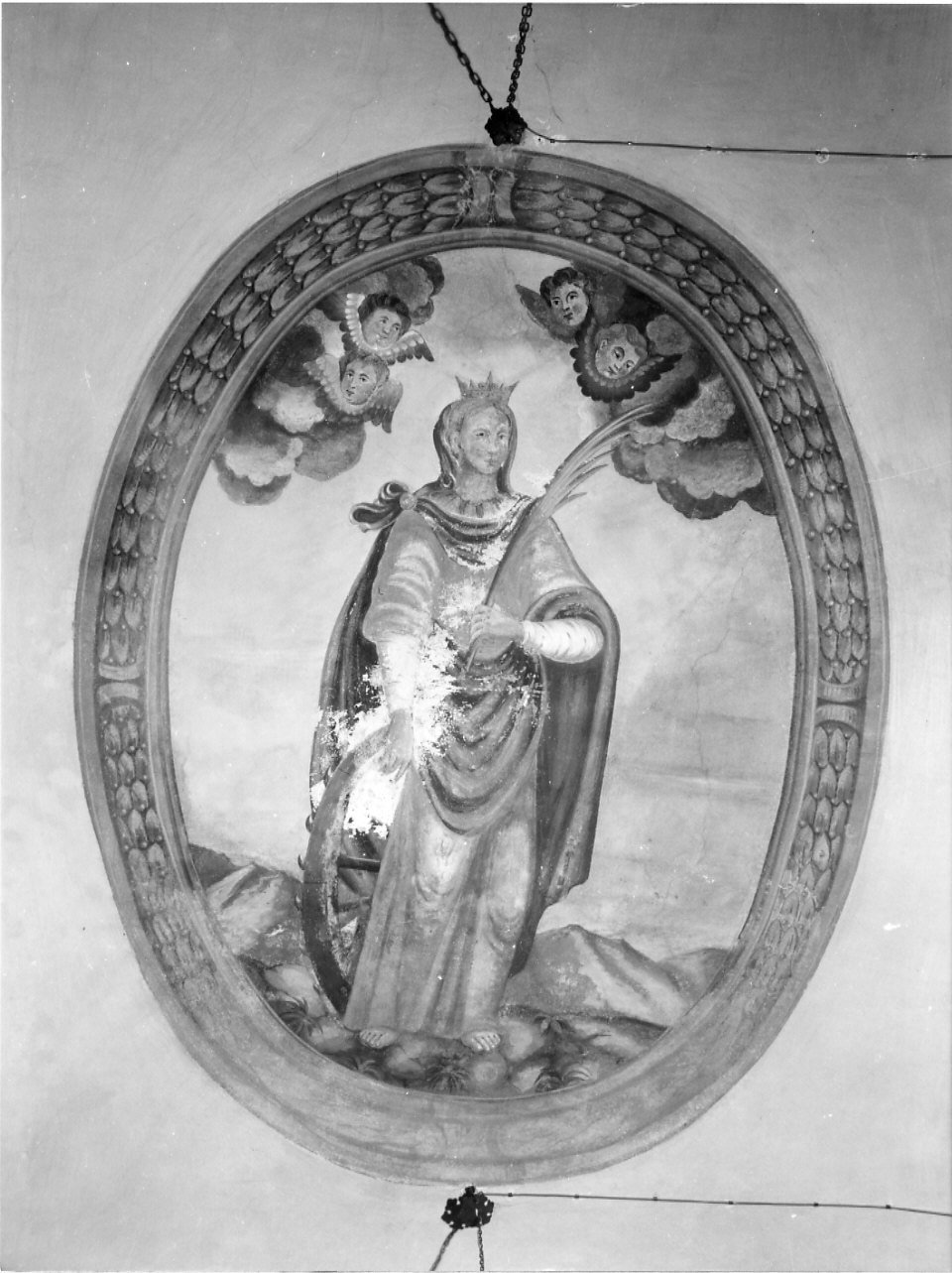 Santa Caterina d'Alessandria (dipinto, opera isolata) - ambito italiano (sec. XIX)