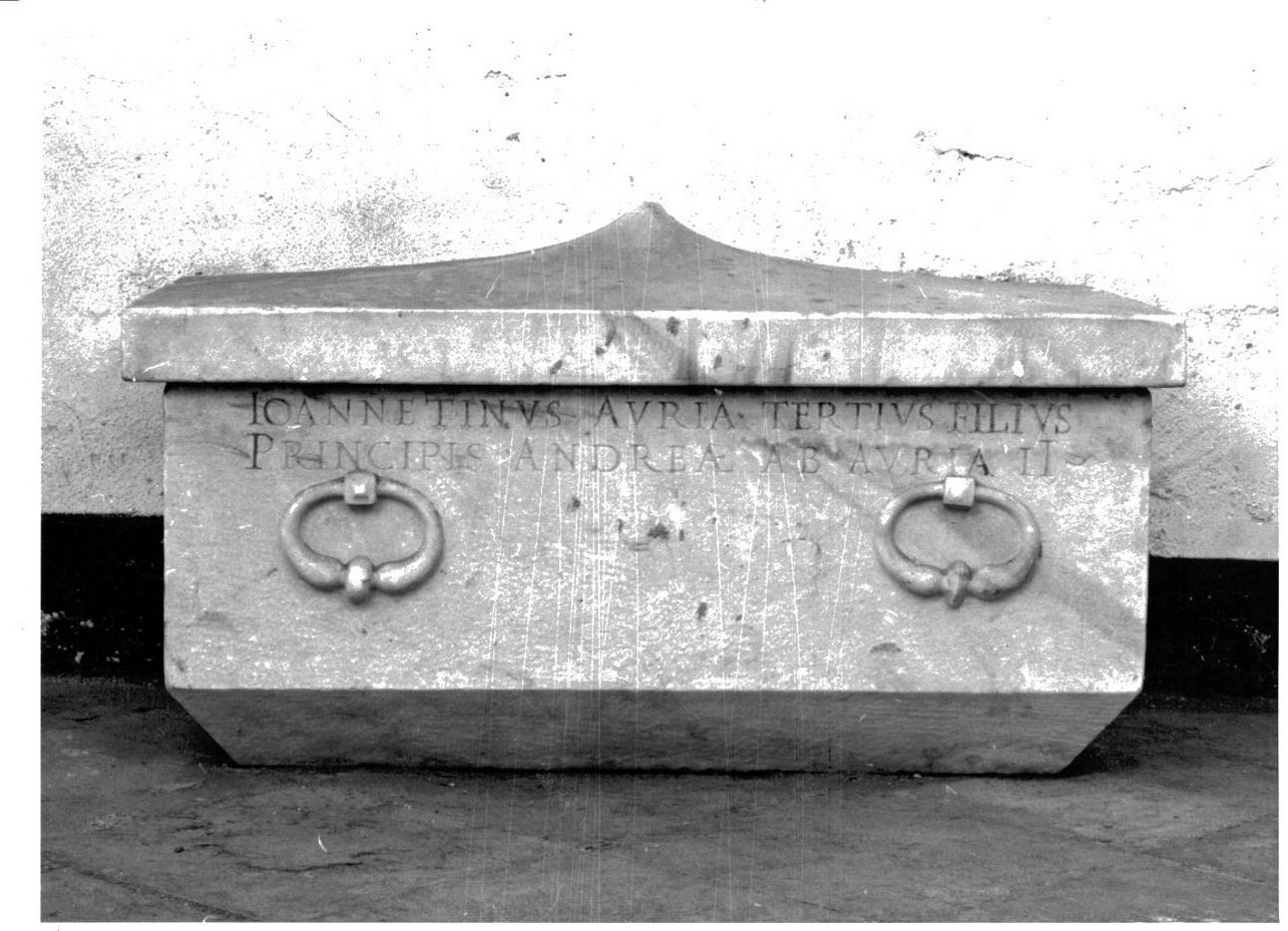 sarcofago - a cassa, opera isolata - bottega ligure (sec. XVII)